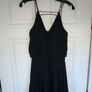 MILLY-  92% Real natural Silk ! Party Dress with Lambskin Leather – Size 4